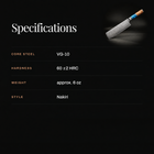 Seiran Nakiri Knife specifications