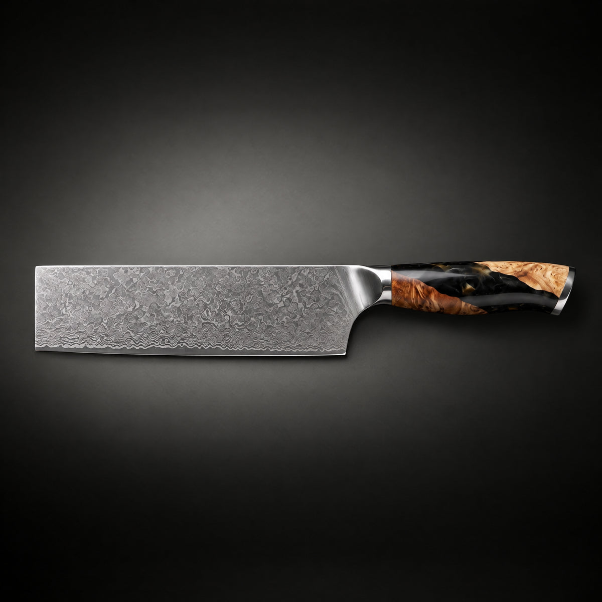 Tsukikage Nakiri Knife, full side profile