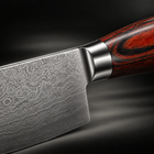 Close-up of the asahi paring knife blade and handle