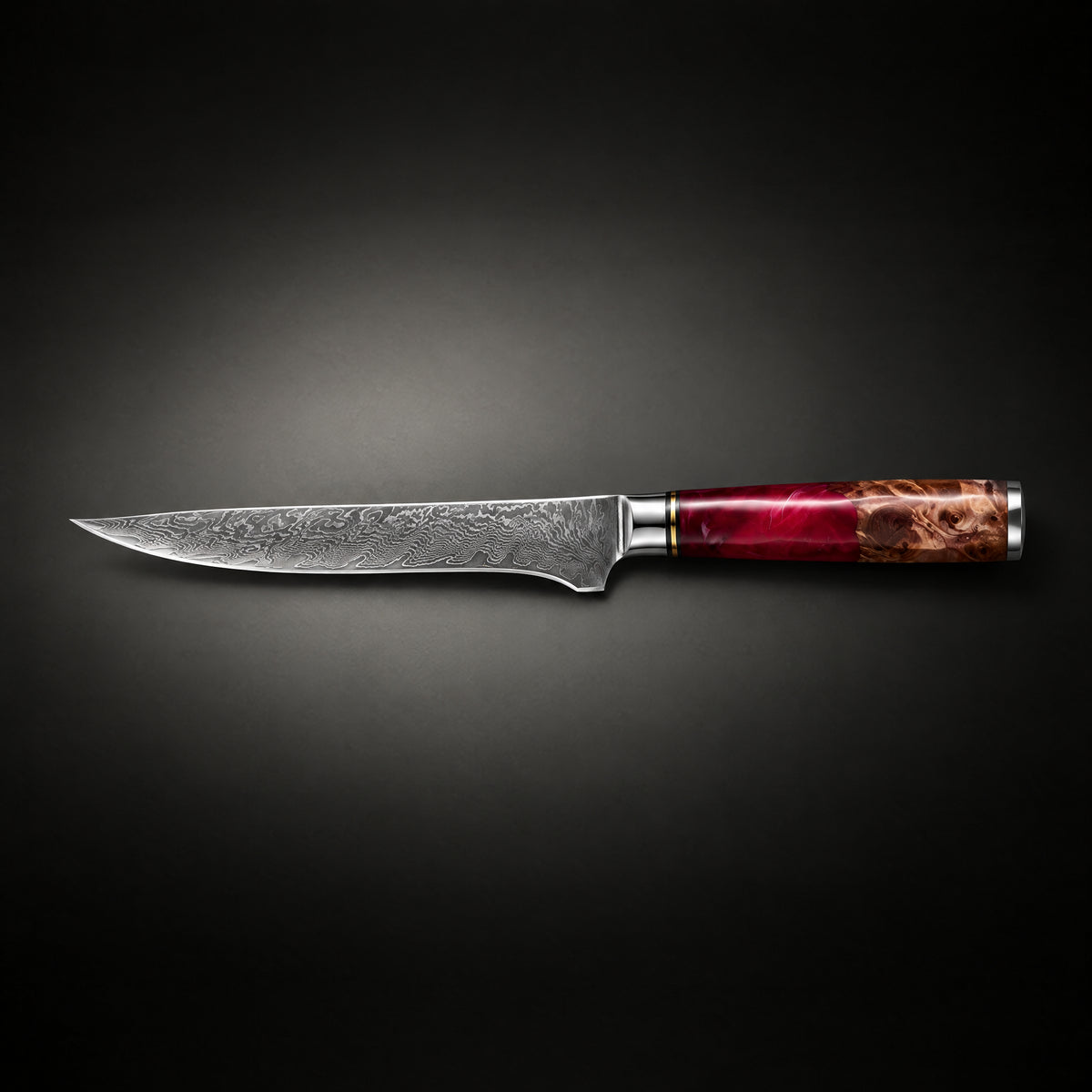 Akagi Honesuki Boning Knife, full side profile