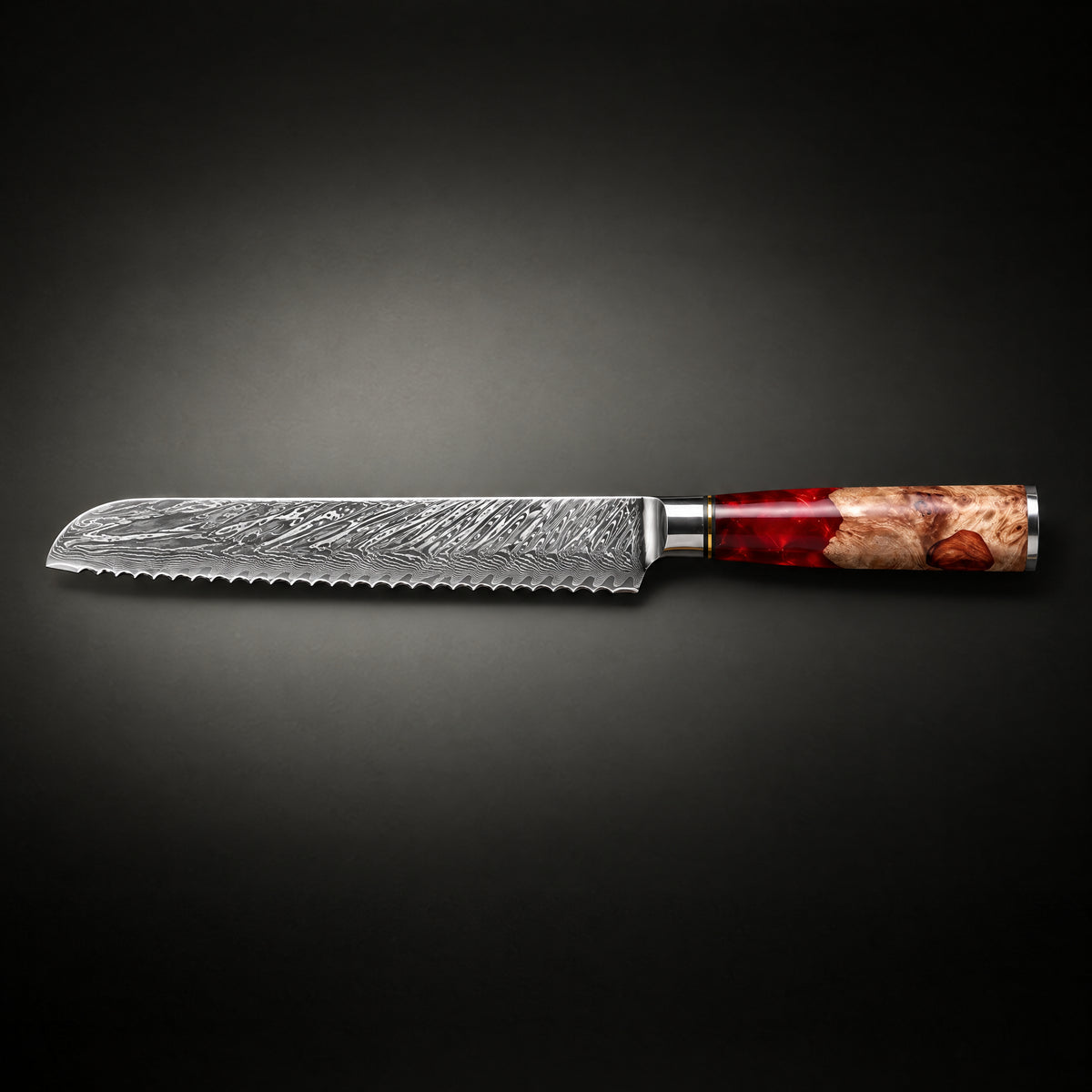 Akagi Bread Knife, full side profile