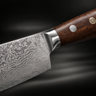 Close-up of the musashi petty knife blade and handle