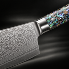 Close-up of the ryujin petty knife blade and handle