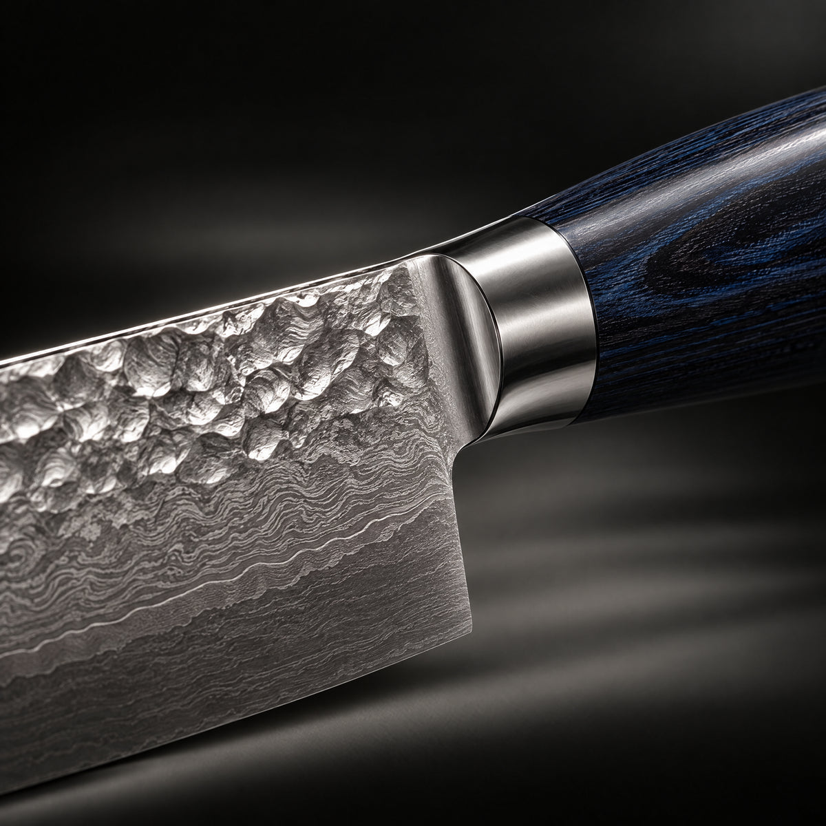 Close-up of the genkai paring knife blade and handle