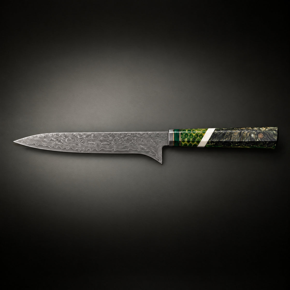 Ibuki Honesuki Boning Knife, full side profile