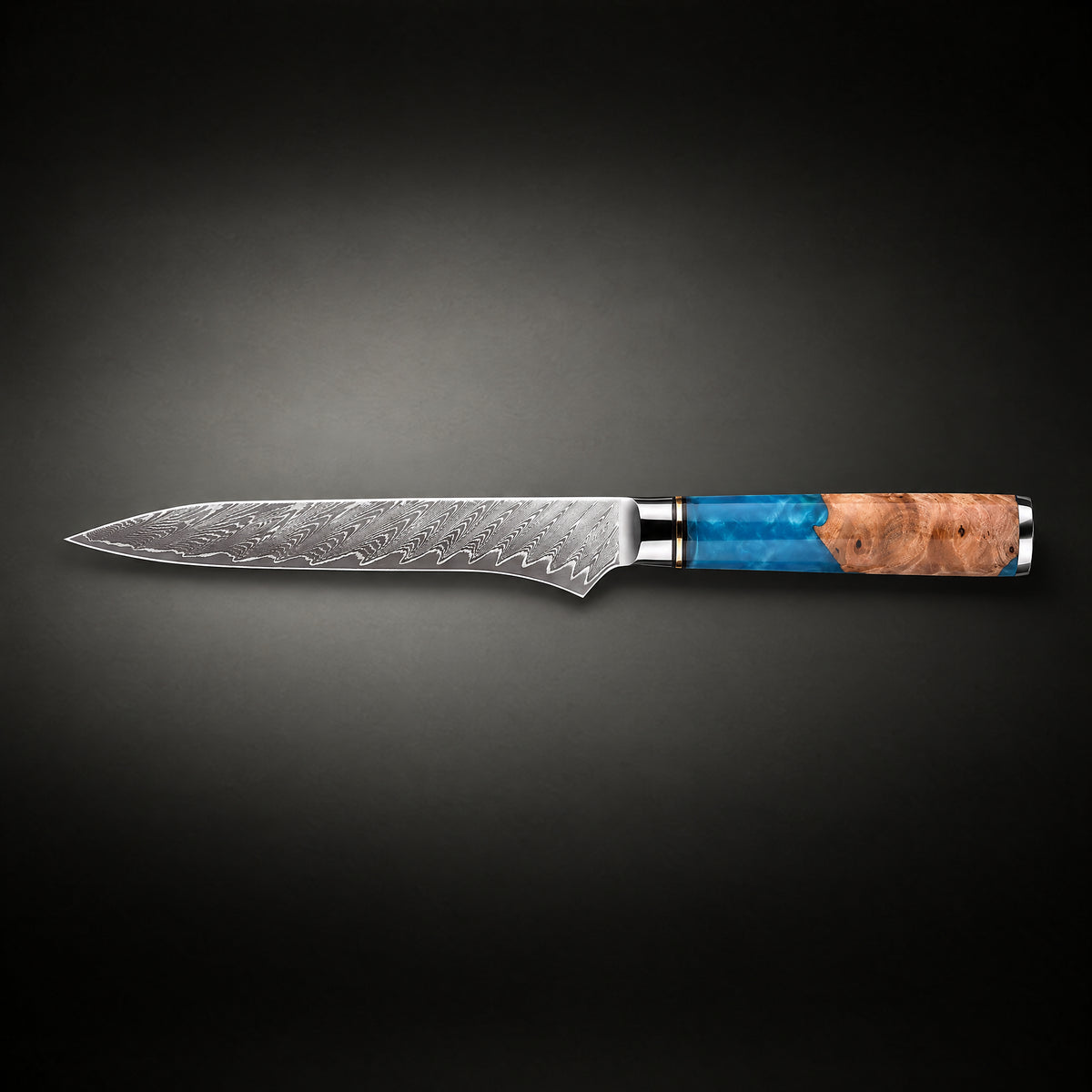Seiran Honesuki Boning Knife, full side profile