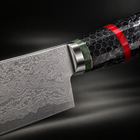 Close-up of the shingen honesuki boning knife blade and handle
