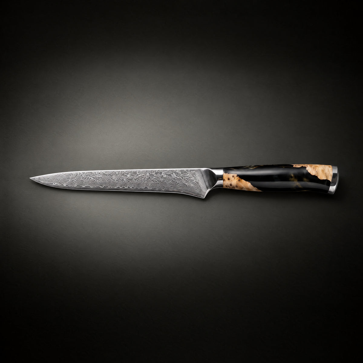 Tsukikage Honesuki Boning Knife, full side profile