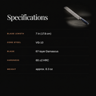 Genkai Bread Knife specifications