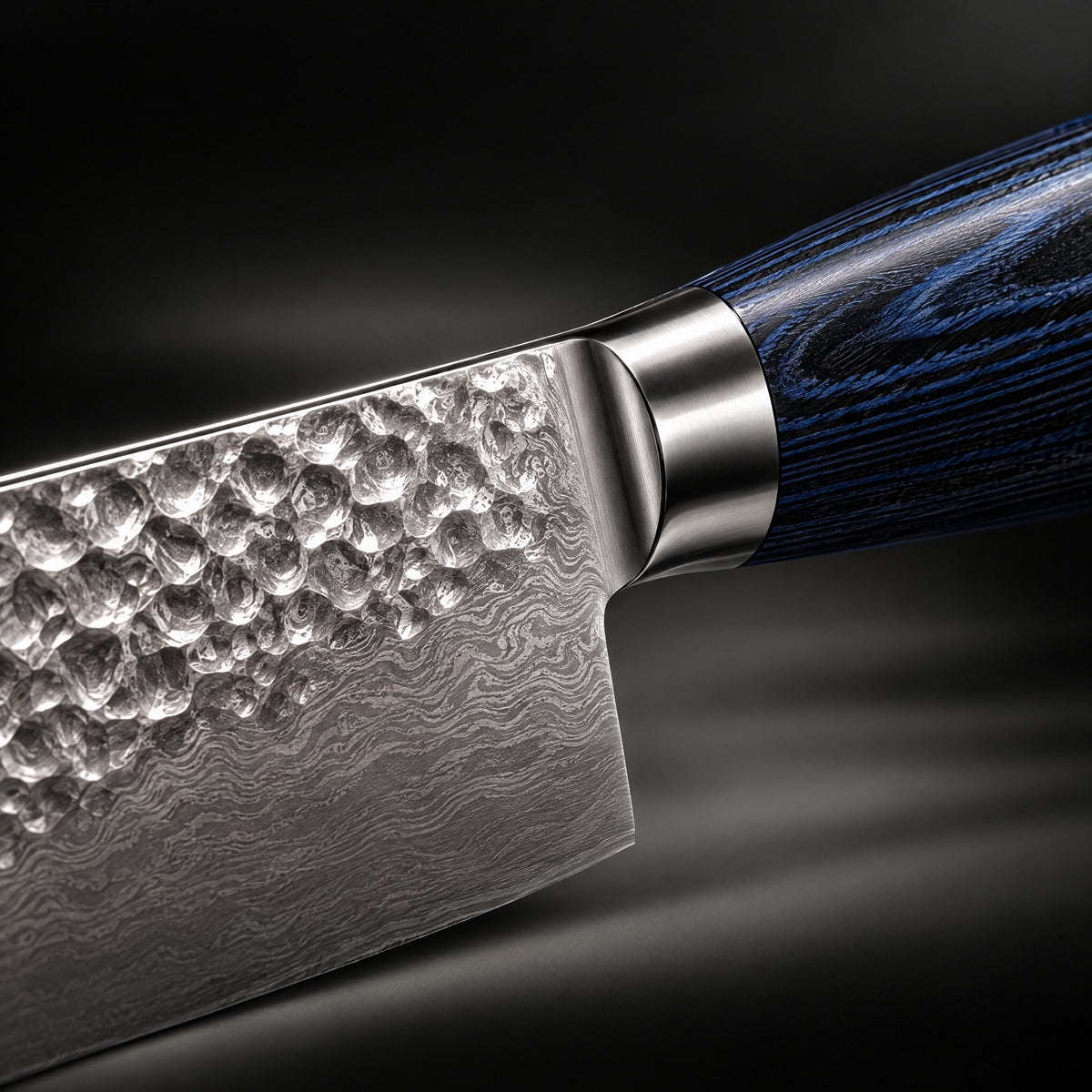 Close-up of the genkai bread knife blade and handle