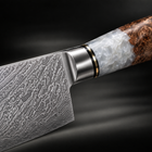 Close-up of the reimei bread knife blade and handle