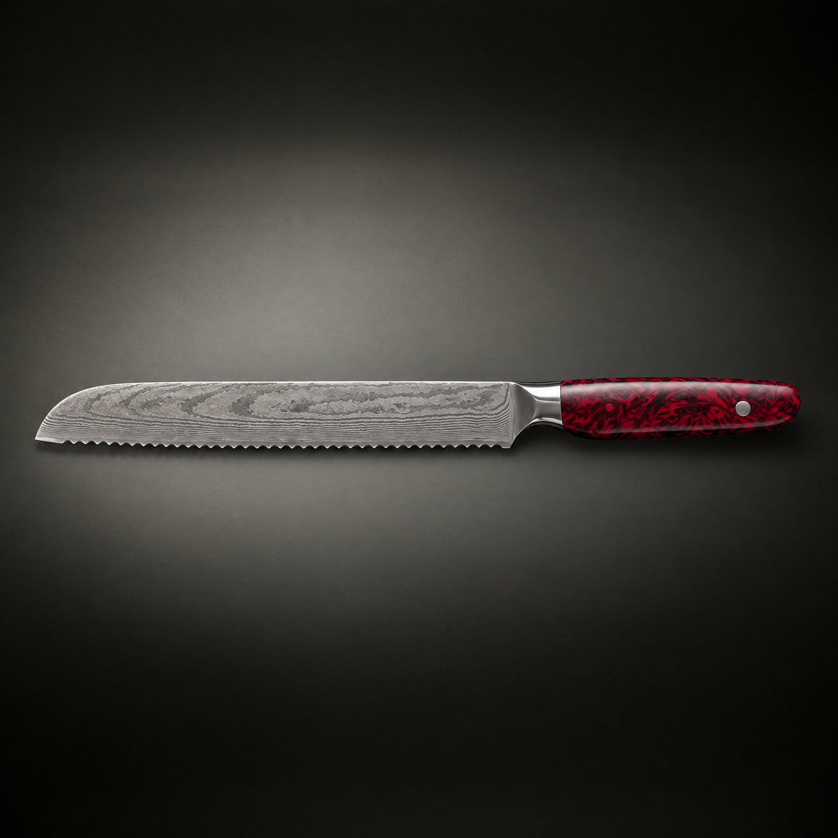Kurenai Bread Knife, full side profile