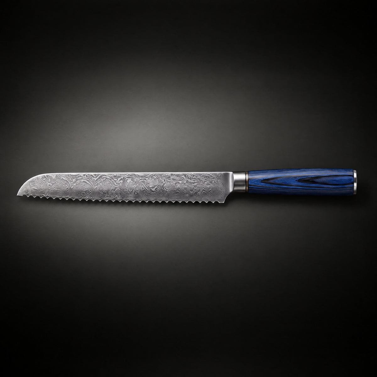 Seiryu Bread Knife, full side profile