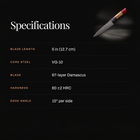 Akatsuki Utility Knife specifications