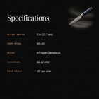 Genkai Utility Knife specifications