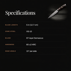 Kongo Utility Knife specifications