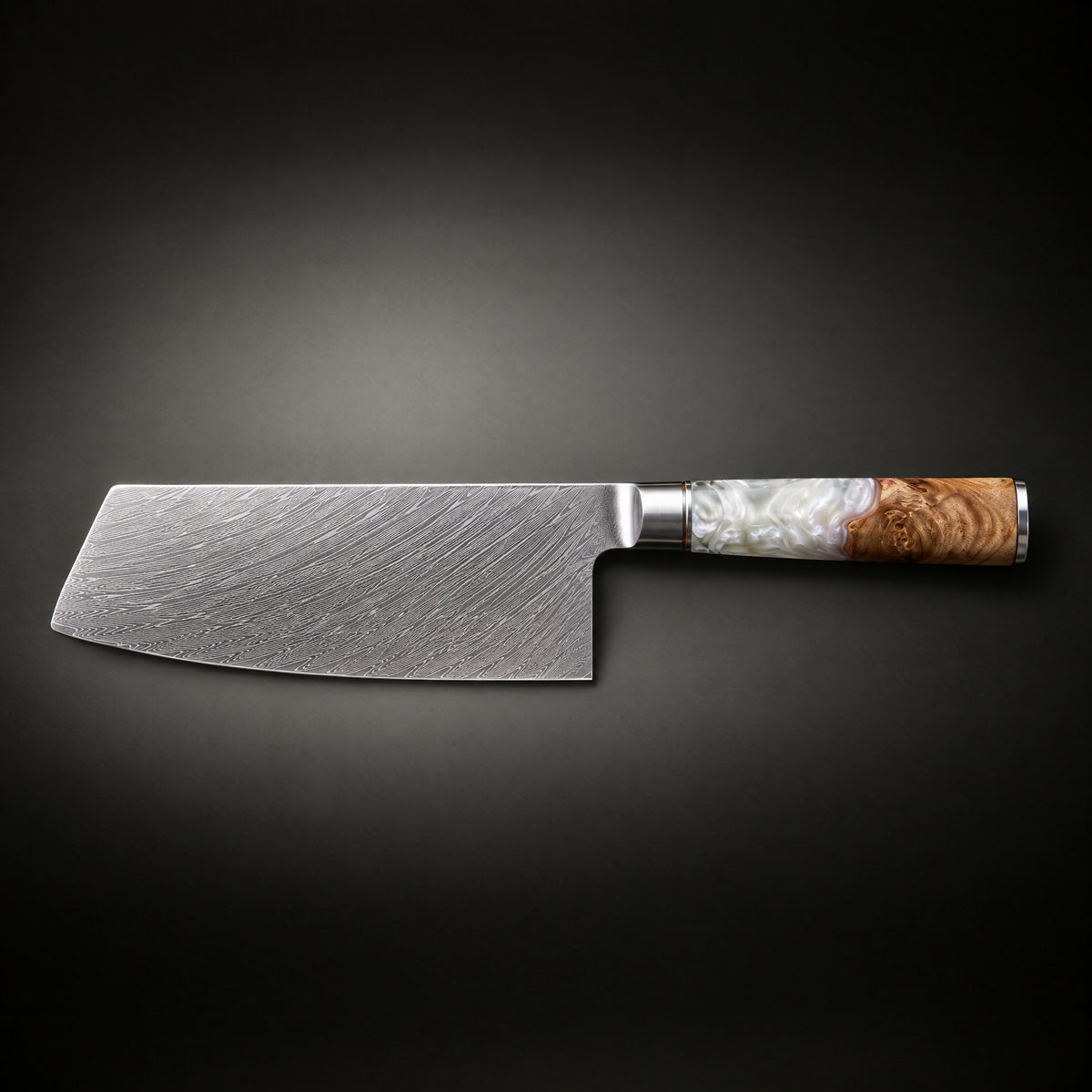 Reimei Vegetable Cleaver Knife, full side profile