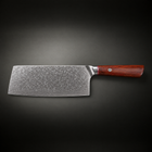 Takamori Vegetable Cleaver Knife, full side profile