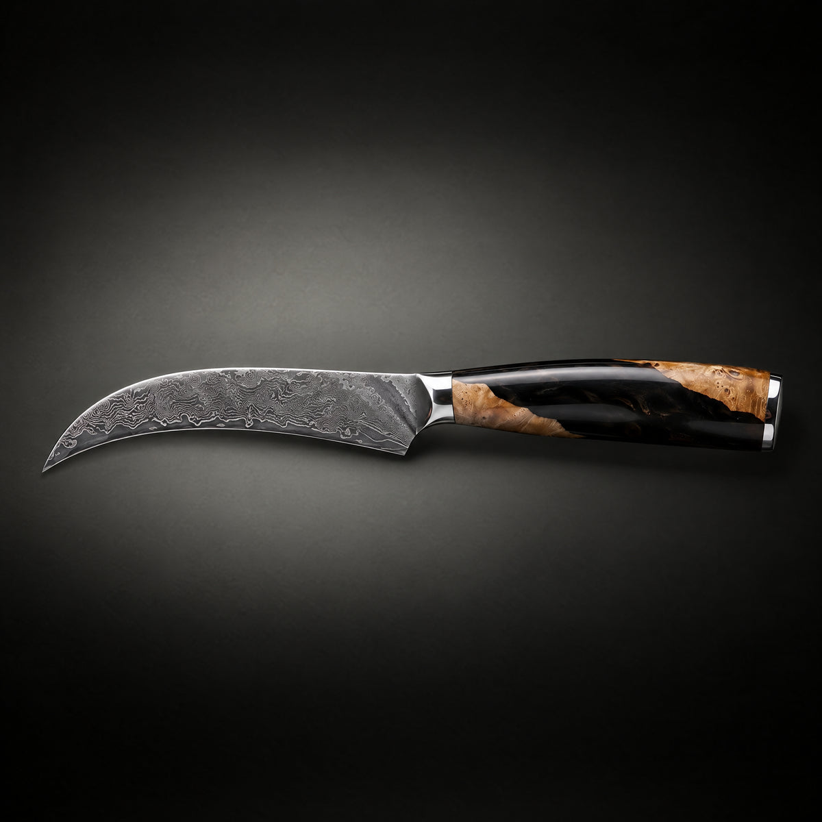 Tsukikage Bird's Beak Peeling Knife, full side profile