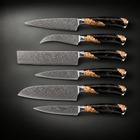 Tsukikage 6-Piece Knife Set, full side profile