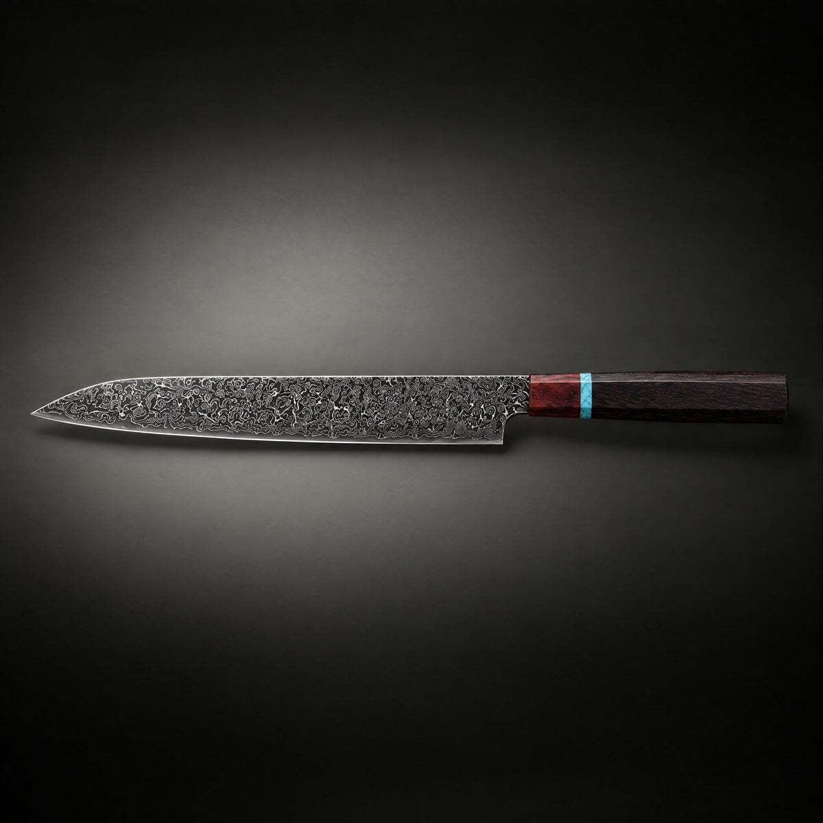 Isamu Sujihiki Slicing Knife, full side profile
