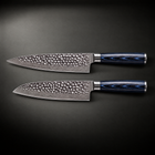 Genkai 2-Piece Knife Set (Gyuto & Santoku), full side profile