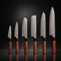 Kenshin Damascus Knife Set