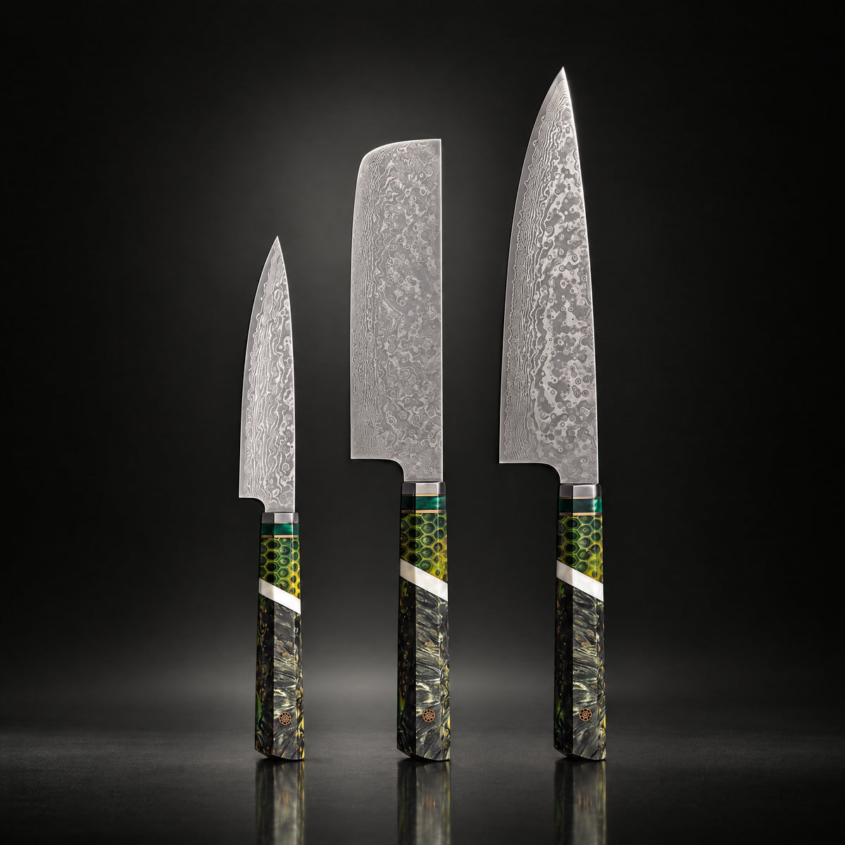 Ibuki 3-Piece Knife Set (Gyuto, Nakiri & Utility)