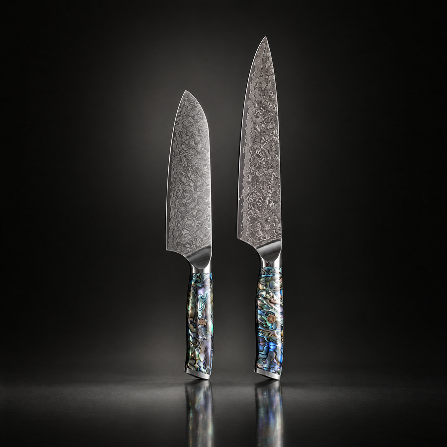 Gekko 2-Piece Knife Set (Gyuto & Santoku)
