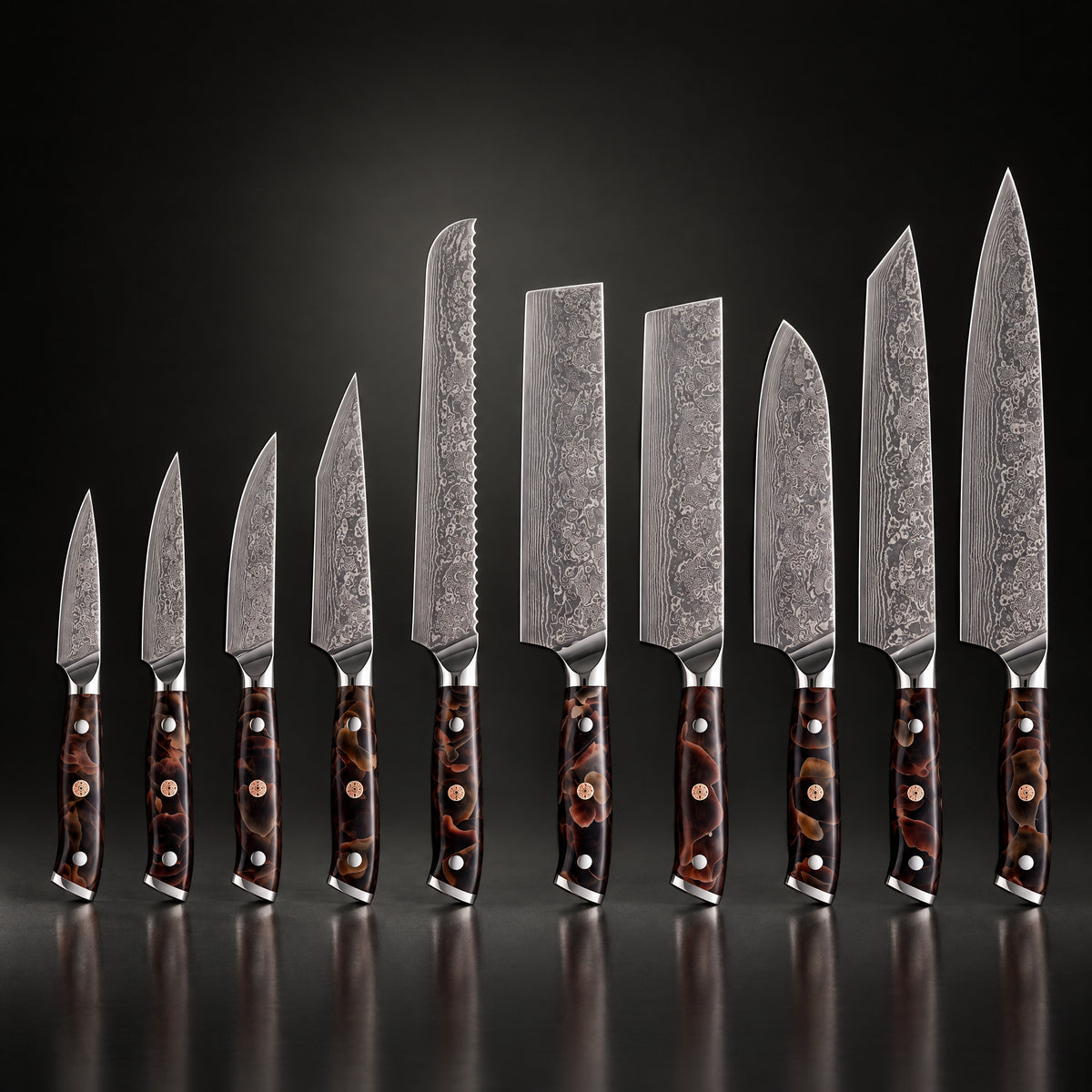 Kongo 10-Piece Knife Set
