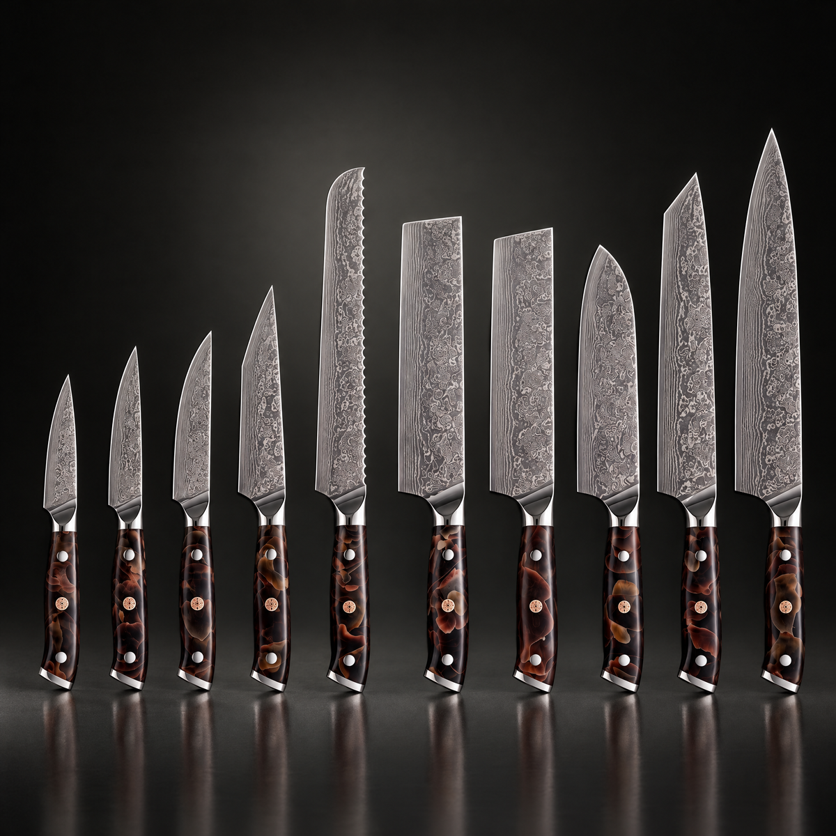 Kongo 10-Piece Knife Set