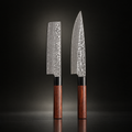 Akitsu 2-Piece Knife Set (Gyuto & Nakiri)