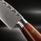 Close-up of the asama 2-piece knife set (gyuto & nakiri) blade and handle