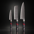Shiden 3-Piece Knife Set (Gyuto, Nakiri & Utility)