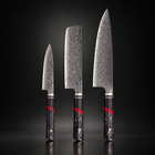 Shiden 3-Piece Knife Set (Gyuto, Nakiri & Utility)