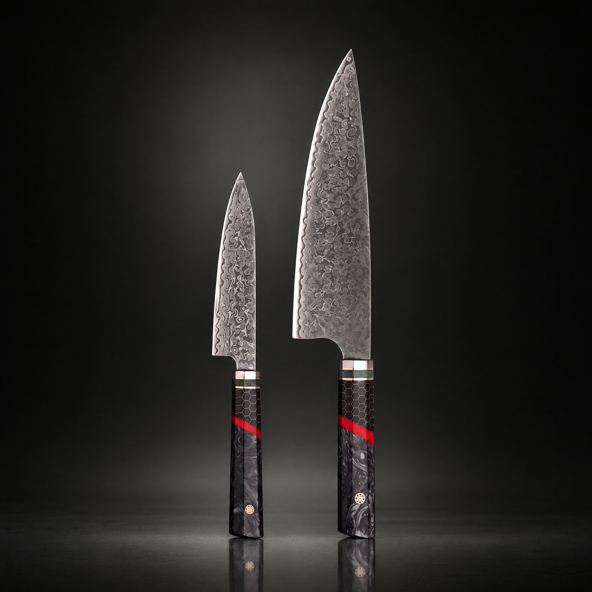 Shiden 2-Piece Knife Set (Gyuto & Utility)