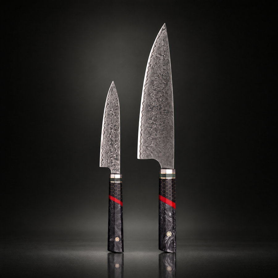 Shiden 2-Piece Knife Set (Gyuto & Utility)