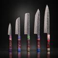 Retsu Damascus Knife Set