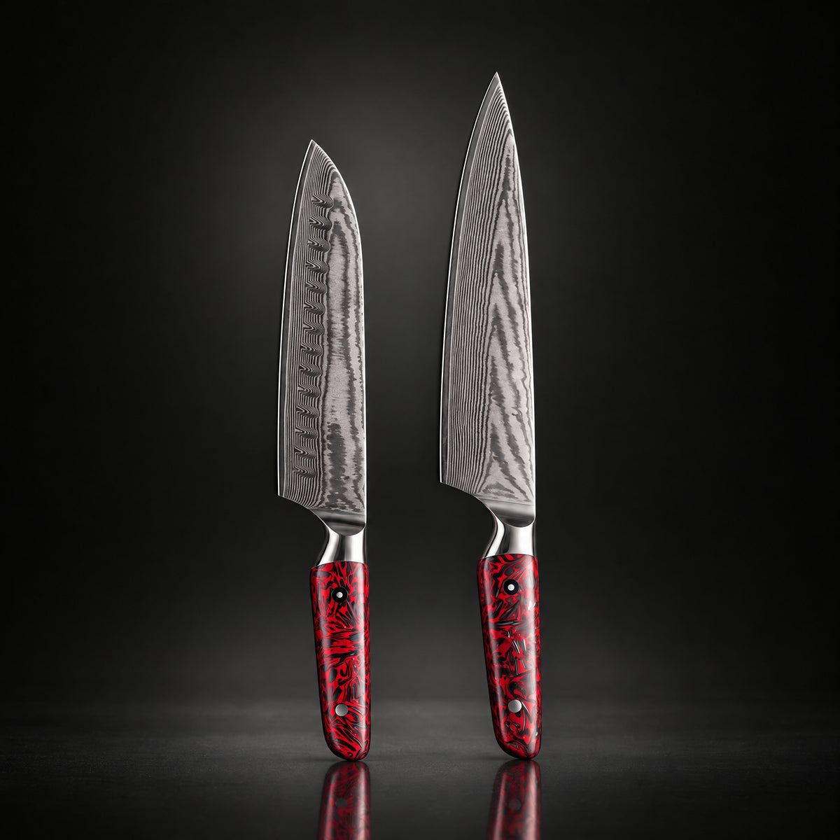 Kurenai 2-Piece Knife Set (Gyuto & Santoku)