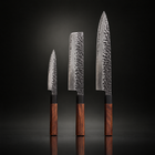 Shizuma 3-Piece Knife Set (Gyuto, Nakiri & Petty)