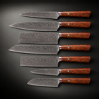 Takamori 7-Piece Knife Set, full side profile