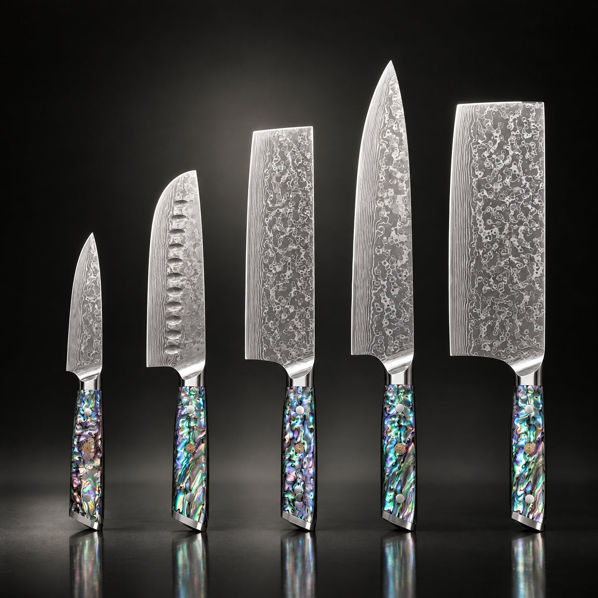 Ryujin Damascus Knife Set
