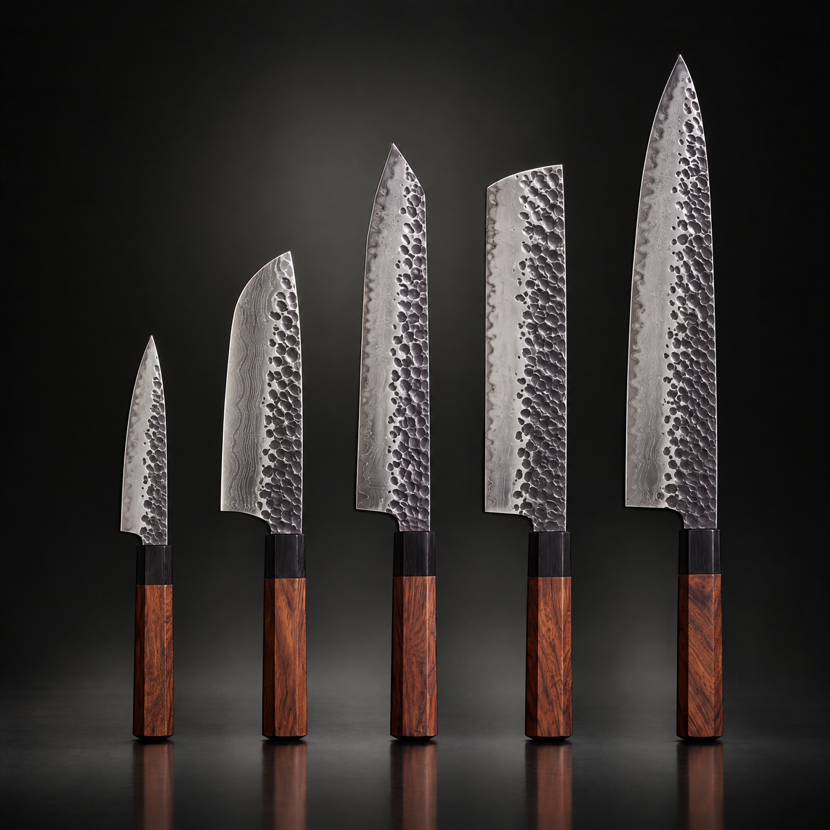 Shizuma Damascus Knife Set