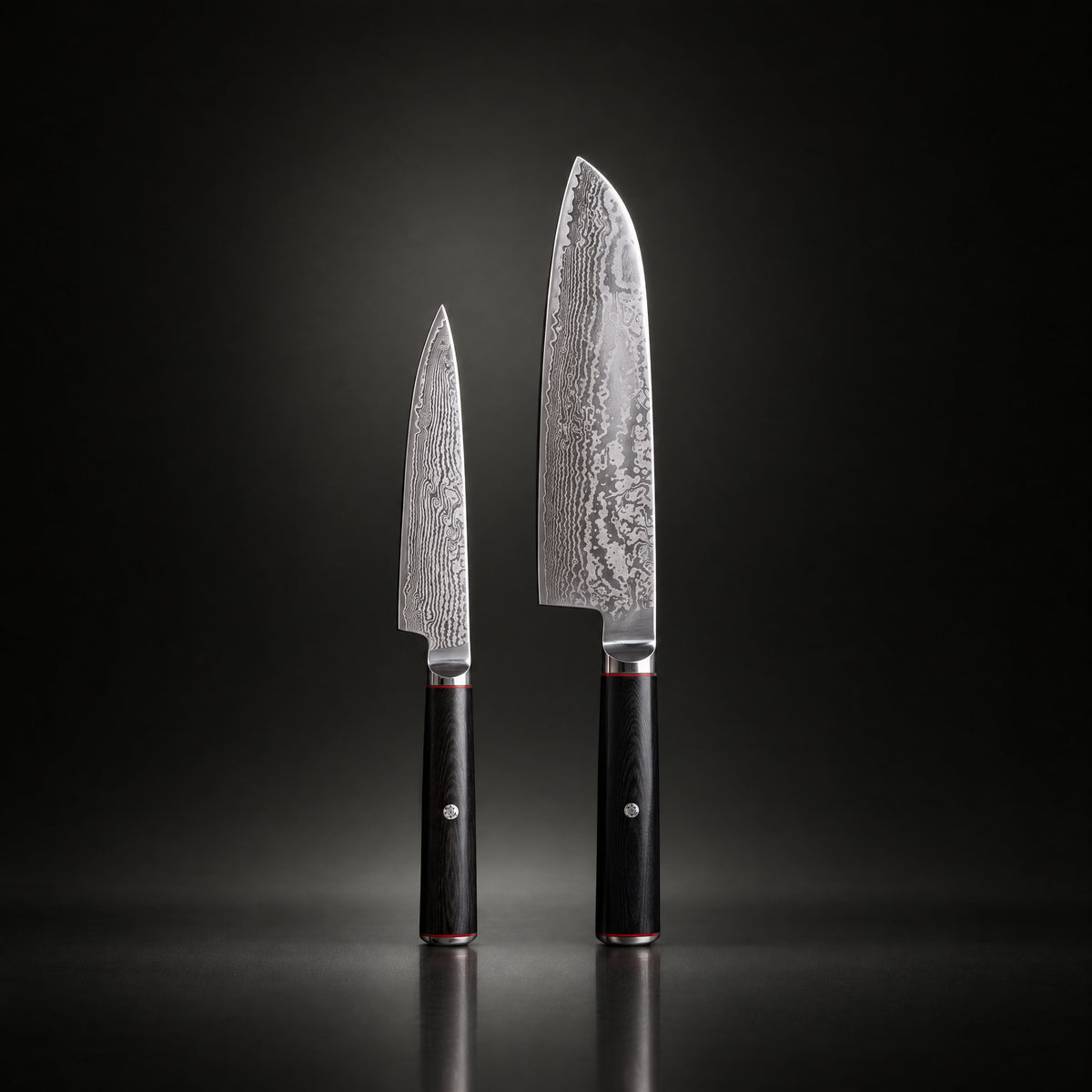 Kurogane 2-Piece Knife Set (Santoku & Petty)