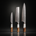 Reimei 3-Piece Knife Set (Gyuto, Nakiri & Petty)