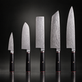 Kurogane Damascus Knife Set