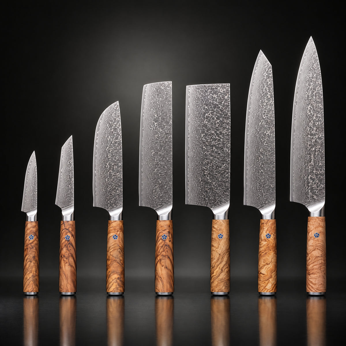 Yamato Damascus Knife Set