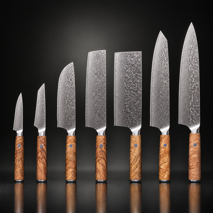 Yamato Damascus Knife Set
