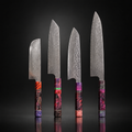 Shinzan Damascus Knife Set