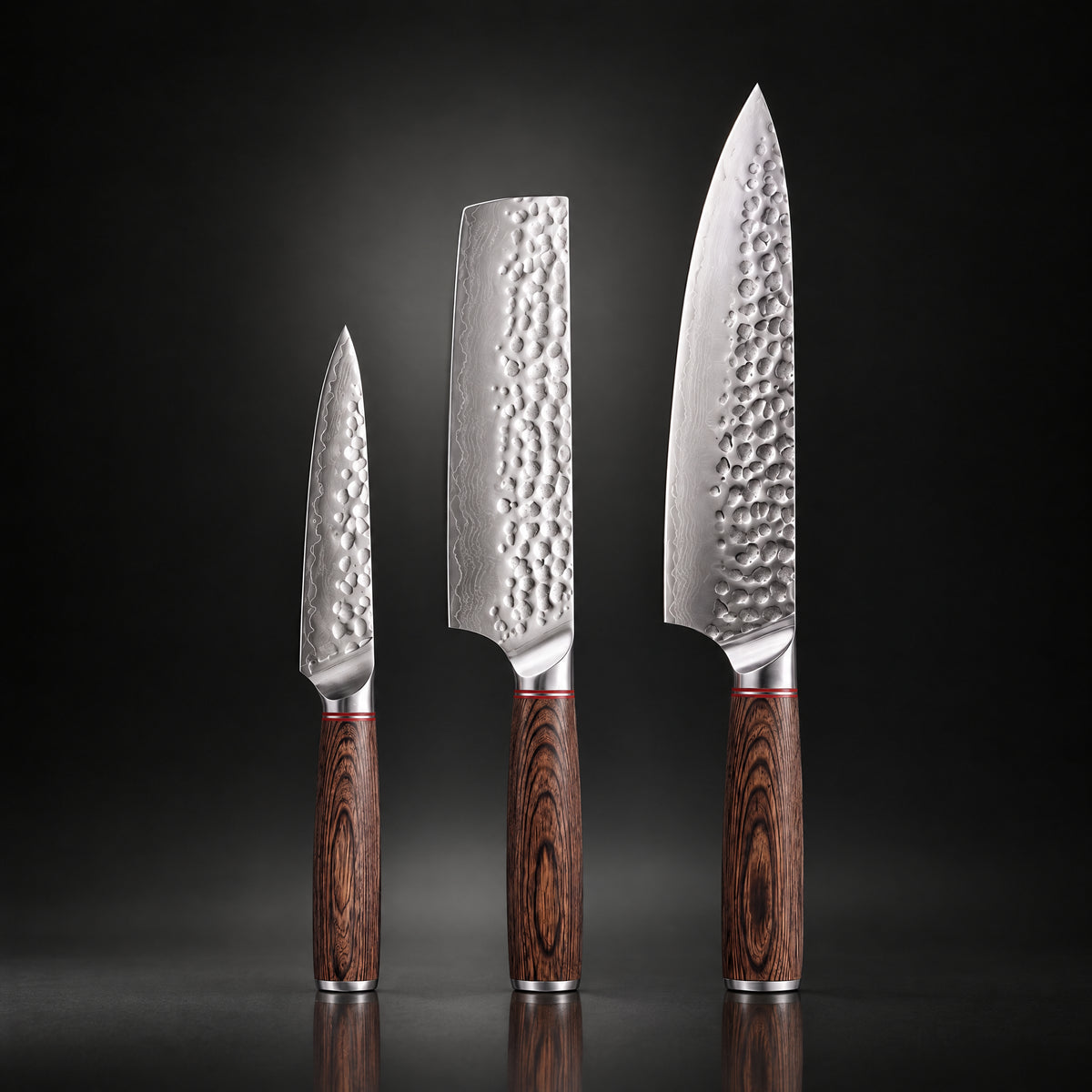 Taiga 3-Piece Knife Set (Gyuto, Nakiri & Utility)